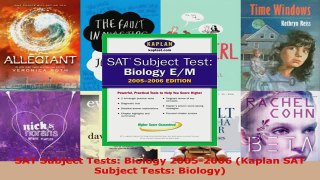 Download  SAT Subject Tests Biology 20052006 Kaplan SAT Subject Tests Biology Ebook Free