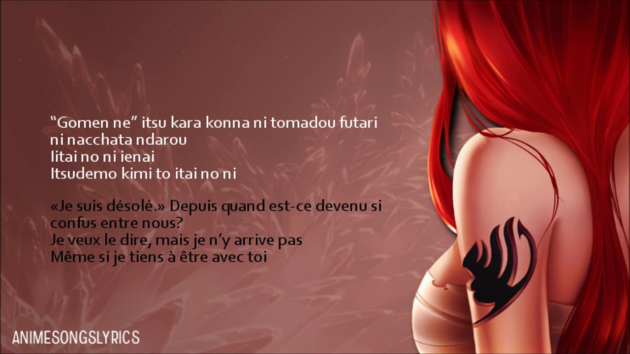 [FULL] Fairy Tail ED 3 -『Gomen ne, Watashi』- Original/Français