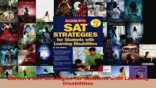 Read  Barrons SAT Strategies for Students with Learning Disabilities PDF Free