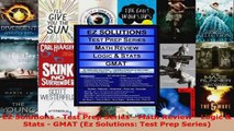 Download  EZ Solutions  Test Prep Series  Math Review  Logic  Stats  GMAT Ez Solutions Test PDF Online