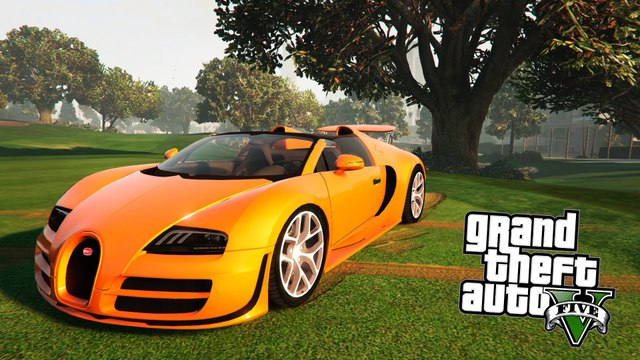 ГТА 5 МОДЫ - Bugatti Veyron Скорость 550 км ч - Отрыв башки!