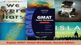Read  Kaplan GMAT Verbal Workbook Second Edition Ebook Free