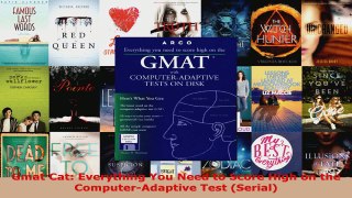Download  Gmat Cat Everything You Need to Score High on the ComputerAdaptive Test Serial PDF Free