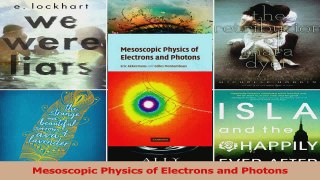 Download  Mesoscopic Physics of Electrons and Photons Ebook Free