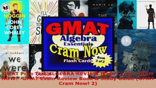 Read  GMAT Prep Test ALGEBRA REVIEW Flash CardsCRAM NOWGMAT Exam Review Book  Study Guide EBooks Online