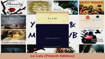 Download  Le Lais French Edition PDF Free