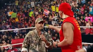 WWE RAW, Big Show interrupted Hulk Hogan, Ric Flair and Shawn Michaels, Reigns  raid, Jan 19, 2015