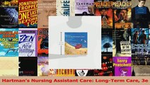 Hartmans Nursing Assistant Care LongTerm Care 3e PDF