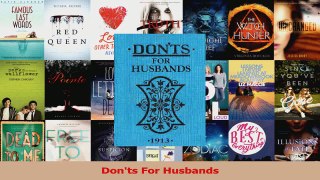 Donts For Husbands PDF