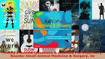 Download  Mosbys Review Questions  Answers For Veterinary Boards Small Animal Medicine  Surgery EBooks Online