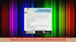 Download  Interior Design Reference Manual Everything You Need to Know to Pass the NCIDQ Exam PDF Online