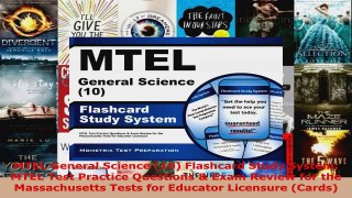 Read  MTEL General Science 10 Flashcard Study System MTEL Test Practice Questions  Exam EBooks Online