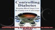 Controlling Diabetes Keeping Blood Sugar Low By eating LowCarb Soups