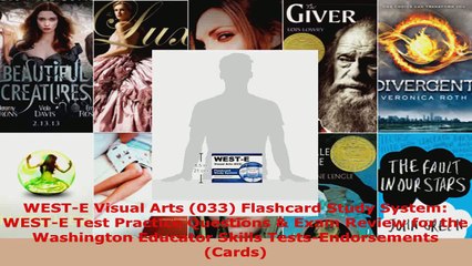 Download  WESTE Visual Arts 033 Flashcard Study System WESTE Test Practice Questions  Exam Ebook Free