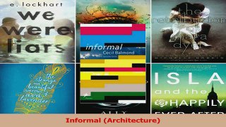 Read  Informal Architecture Ebook Free