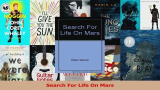 PDF Download  Search For Life On Mars Download Full Ebook