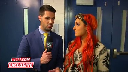 Becky Lynch Backstage Segment