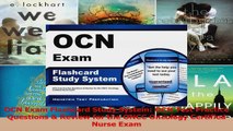 OCN Exam Flashcard Study System OCN Test Practice Questions  Review for the ONCC Download