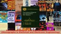 Read  PermanentMagnet and Brushless DC Motors Monographs in Electrical and Electronic Ebook Free