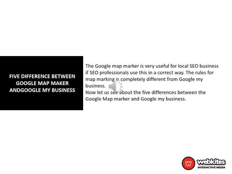 Five difference between Google map maker and Google my business