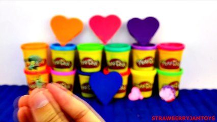 Happy Valentine's Day! Play Doh Hearts Thomas and Friends Peppa Pig Cars 2 Kinder Surprise Eggs