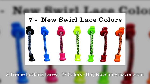 X-Treme Locking Laces - Buy on Amazon - Triathlon - Bike Races - Marathon Sports Laces