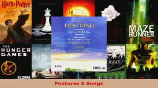 Download  Walt Disney Presents The Lion King Original Songs Piano Vocal PDF Online