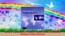 Oxford Textbook of Public Health Online Oxford Medical Publications Download
