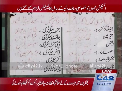 Factories on line inspection work started in Sunder and Qaid-e-Azam Industrial Estate