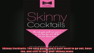 Skinny Cocktails The only guide youll ever need to go out have fun and still fit into