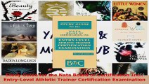 Download  Study Guide for the Nata Board of Certification Inc EntryLevel Athletic Trainer Ebook Free