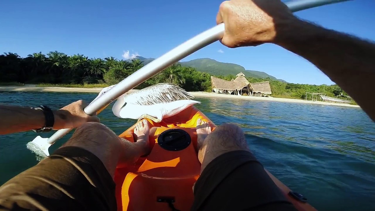 Leçon de pêche avec un Pelican