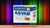 Read  Barrons ASVAB Flash Cards Armed Services Vocational Aptitude Battery Ebook Free