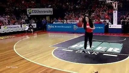 Basket atmak isterken rezil oldu!