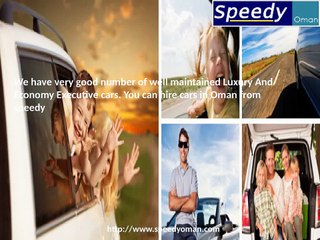 Best Car Rental services in Oman