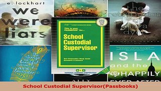 Read  School Custodial SupervisorPassbooks PDF Online