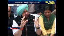 captain on sarbat khalsa and manpreet badal Global Punjab TV