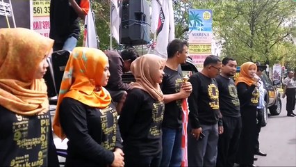 KPU Tuban Kerahkan 50 Mobil Woro-woro Keliling Desa