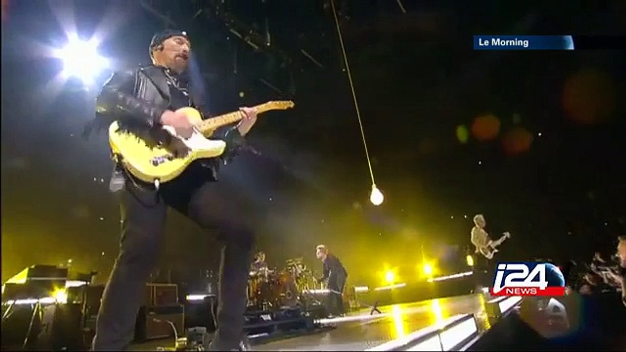 U2 et les Eagles of Death Metal réunis à Bercy