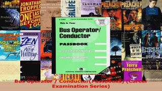 Read  Bus Operator  ConductorPassbooks Career Examination Series Ebook Free