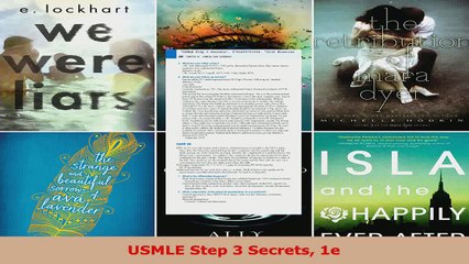 Read  USMLE Step 3 Secrets 1e EBooks Online