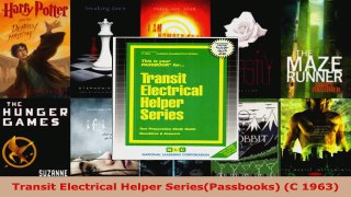 Download  Transit Electrical Helper SeriesPassbooks C 1963 PDF Online