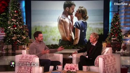 Joshua Jackson tells Ellen about filming sex scenes while married