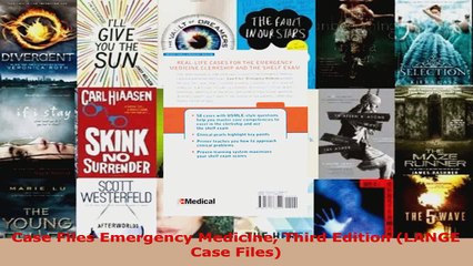 Read  Case Files Emergency Medicine Third Edition LANGE Case Files Ebook Free