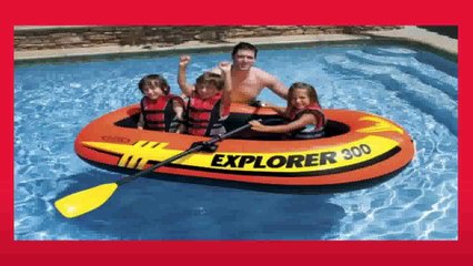 Best buy Inflatable Boat  Intex Explorer 300 3Person Inflatable Boat Set with French Oars and High Output Air Pump