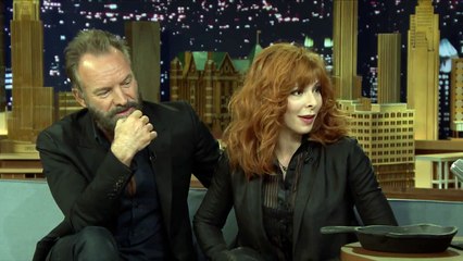 Mylène Farmer frappe Jimmy Fallon