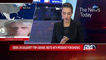 Biden, on solidarity trip Ukraine, meets with President Poroshenko