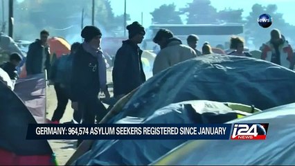 Germany : 964,574 asylum seekers registered since January