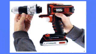 Best buy Hammer Drill Kit  Black  Decker BDCDMT120 20Volt MAX LithiumIon Matrix Cordless Drill