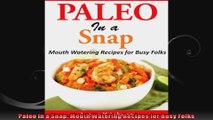 Paleo in a Snap Mouth Watering Recipes for Busy Folks